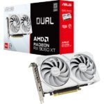 ASUS - Radeon RX 9060 XT DUAL White Edition 16GB grafische kaart
