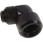 Alphacool - Eiszapfen 16 mm HardTube compressiefitting 90° draaibaar G1/4" verbinding