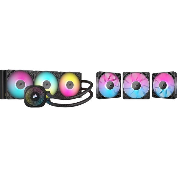 Corsair - iCUE LINK TITAN 360 RX RGB + 3x iCUE LINK RX120 RGB Cooling bundel waterkoeling - Image 1