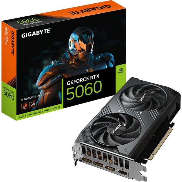 GIGABYTE - GeForce RTX 5060 WINDFORCE MAX OC 8G grafische kaart - Image 1
