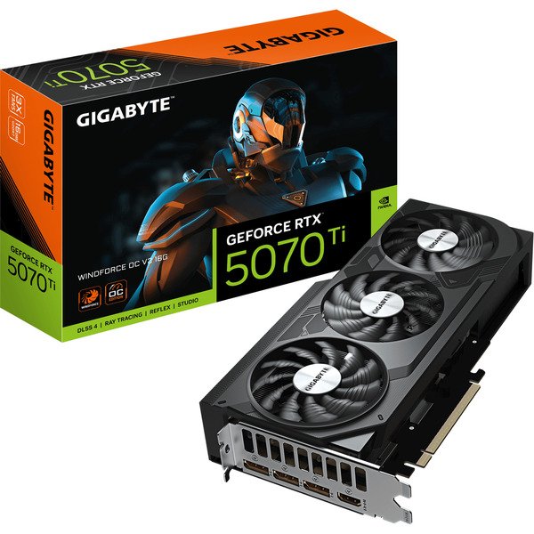 GIGABYTE - GeForce RTX 5070 Ti WINDFORCE OC V2 16G grafische kaart - Image 1