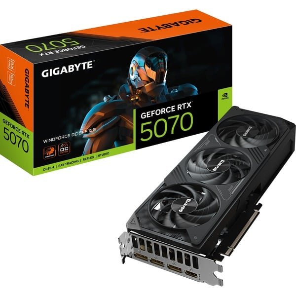 GIGABYTE - GeForce RTX 5070 WINDFORCE OC SFF 12G grafische kaart - Image 1