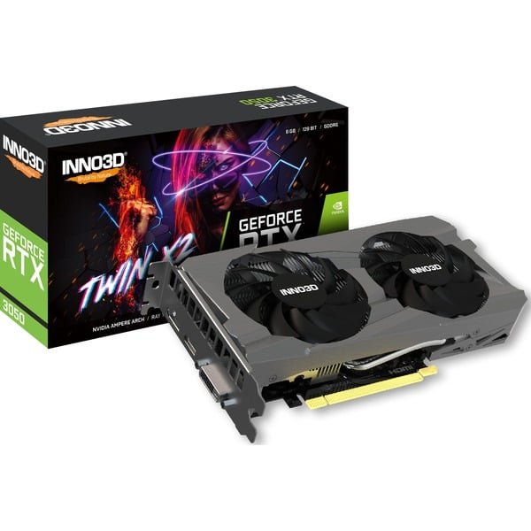 INNO3D - GeForce RTX 3050 TWIN X2 8GB grafische kaart - Image 1