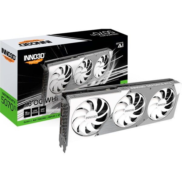 INNO3D - GeForce RTX 5070 Ti X3 OC WHITE grafische kaart - Image 1