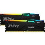 Kingston FURY - Beast RGB 64 GB DDR5-5200 (2x 32 GB) werkgeheugen