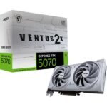 MSI - GeForce RTX 5070 12G VENTUS 2X OC WHITE grafische kaart