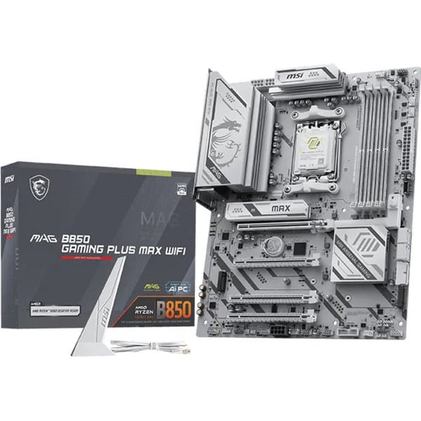 MSI_MAG_B850_GAMING_PLUS_MAX_WIFI_socket_AM5_moederbord@@100187921.jpg MSI - MAG B850 GAMING PLUS MAX WIFI socket AM5 moederbord - Image 1