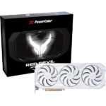 PowerColor - Radeon RX 9070 XT Red Devil Spectral White 16GB GDDR6 grafische kaart