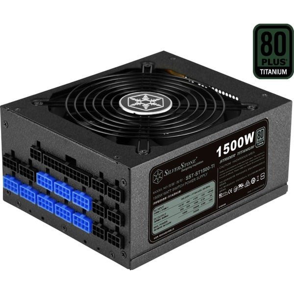 SilverStone – SST-ST1500-TI v2.0 modulaire 1500 watt voeding - Image 1